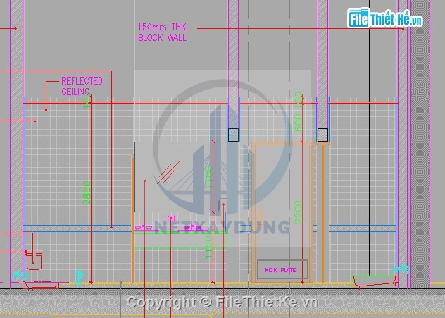Bản vẽ file cad phòng tắm - Ảnh 3